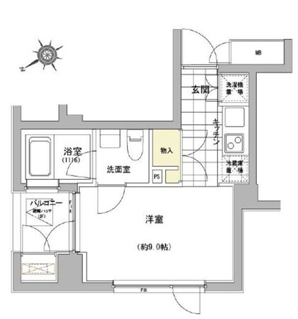 FORTIS池上の物件間取画像